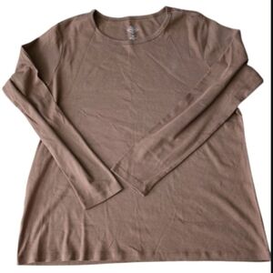 St. John's Bay Essential Brown Tee. XXL